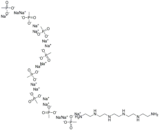 PENTAETHYLENEHEXAMINE-OCTAKIS(METHYLPHOSPHONIC ACID) HEXADECASODIUM SALT 结构式