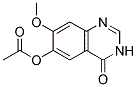 3,4-DIHYDRO-7-METHOXY-4-OXOQUINAZOLIN-6-YL ACETATE 结构式