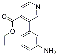 3-(3-AMINOPHENYL)-4-PYRIDINECARBOXYLIC ACID ETHYL ESTER 结构式