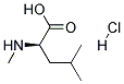 (2R)-4-METHYL-2-(METHYLAMINO)PENTANOIC ACID HYDROCHLORIDE, TECH 结构式