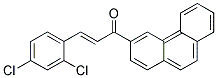 3-(2,4-DICHLOROPHENYL)-1-(3-PHENANTHRYL)PROP-2-EN-1-ONE, TECH 结构式