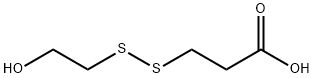 3-(2-HYDROXYETHYLDITHIO)PROPIONIC ACID 结构式