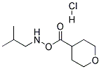 4-ISOBUTYLAMINO-TETRAHYDRO-PYRAN-4-CARBOXYLIC ACID HYDROCHLORIDE 结构式