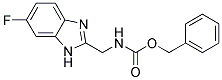 (6-Fluoro-1H-benzimidazol-2-ylmethyl)-carbamic acid benzyl ester 结构式