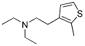 DIETHYL-[2-(2-METHYL-THIOPHEN-3-YL)-ETHYL]-AMINE 结构式