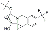 2-(TERT-BUTOXYCARBONYL)-5-(TRIFLUOROMETHYL)-1A,2,3,7B-TETRAHYDRO-1H-CYCLOPROPA[C]ISOQUINOLINE-1A-CARBOXYLIC ACID 结构式