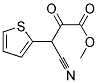 3-CYANO-2-OXO-3-THIOPHEN-2-YL-PROPIONIC ACID METHYL ESTER 结构式