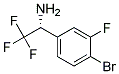 (R)-1-(4-BROMO-3-FLUORO-PHENYL)-2,2,2-TRIFLUORO-ETHYLAMINE 结构式