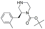 (S)-2-(2-METHYL-BENZYL)-PIPERAZINE-1-CARBOXYLIC ACID TERT-BUTYL ESTER 结构式