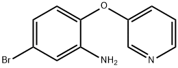 5-BROMO-2-(3-PYRIDINYLOXY)ANILINE 结构式