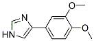 4-(3,4-DIMETHOXY-PHENYL)-1H-IMIDAZOLE 结构式