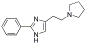 2-PHENYL-4-(2-PYRROLIDIN-1-YL-ETHYL)-1H-IMIDAZOLE 结构式