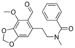 N-[2-(6-FORMYL-7-METHOXY-BENZO[1,3]DIOXOL-5-YL)-ETHYL]-N-METHYL-BENZAMIDE 结构式