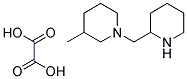 3-METHYL-1-(PIPERIDIN-2-YLMETHYL)PIPERIDINE OXALATE 结构式