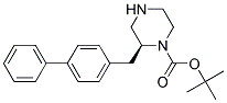 (S)-2-BIPHENYL-4-YLMETHYL-PIPERAZINE-1-CARBOXYLIC ACID TERT-BUTYL ESTER 结构式