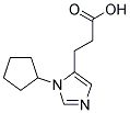 3-(3-CYCLOPENTYL-3H-IMIDAZOL-4-YL)-PROPIONIC ACID 结构式