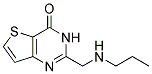 2-[(PROPYLAMINO)METHYL]THIENO[3,2-D]PYRIMIDIN-4(3H)-ONE 结构式