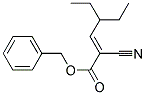 (E)-2-CYANO-4-ETHYL-HEX-2-ENOIC ACID BENZYL ESTER 结构式