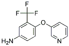 4-(3-PYRIDINYLOXY)-3-(TRIFLUOROMETHYL)ANILINE 结构式