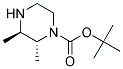 (2R,3R)-2,3-DIMETHYL-PIPERAZINE-1-CARBOXYLIC ACID TERT-BUTYL ESTER 结构式