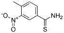 4-METHYL-3-NITROTHIOBENZAMIDE 结构式