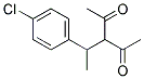 3-[1-(4-CHLORO-PHENYL)-ETHYL]-PENTANE-2,4-DIONE 结构式