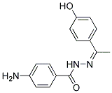 4-AMINO-BENZOIC ACID [1-(4-HYDROXY-PHENYL)-ETHYLIDENE]-HYDRAZIDE 结构式