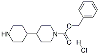 BENZYL 4,4'-BIPIPERIDINE-1-CARBOXYLATE HYDROCHLORIDE 结构式