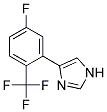 4-(5-FLUORO-2-TRIFLUOROMETHYL-PHENYL)-1H-IMIDAZOLE 结构式