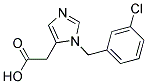 [3-(3-CHLORO-BENZYL)-3H-IMIDAZOL-4-YL]-ACETIC ACID 结构式