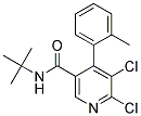 N-TERT-BUTYL-5,6-DICHLORO-4-O-TOLYL-NICOTINAMIDE 结构式