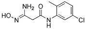 (3Z)-3-AMINO-N-(5-CHLORO-2-METHYLPHENYL)-3-(HYDROXYIMINO)PROPANAMIDE 结构式