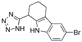 6-BROMO-1-(1H-TETRAZOL-5-YL)-2,3,4,9-TETRAHYDRO-1H-CARBAZOLE 结构式