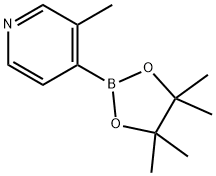 3-甲基吡啶-4-硼酸频哪酯 结构式