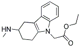 (3-METHYLAMINO-1,2,3,4-TETRAHYDRO-CARBAZOL-9-YL)-ACETIC ACID ETHYL ESTER 结构式