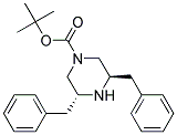 (3R,5R)-3,5-DIBENZYL-PIPERAZINE-1-CARBOXYLIC ACID TERT-BUTYL ESTER 结构式