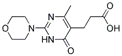 3-(4-METHYL-2-MORPHOLIN-4-YL-6-OXO-1,6-DIHYDROPYRIMIDIN-5-YL)PROPANOIC ACID 结构式