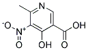 4-羟基-5-硝基-6-甲基烟酸 结构式