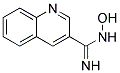 N-HYDROXY-QUINOLINE-3-CARBOXAMIDINE 结构式