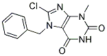 7-BENZYL-8-CHLORO-3-METHYL-3,7-DIHYDRO-PURINE-2,6-DIONE 结构式