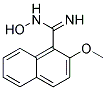 N-HYDROXY-2-METHOXY-NAPHTHALENE-1-CARBOXAMIDINE 结构式