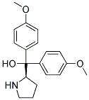 (R)-ALPHA,ALPHA-BIS(4-METHOXYPHENYL)-2-PYRROLIDINEMETHANOL 结构式