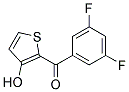 (3,5-DIFLUORO-PHENYL)-(3-HYDROXY-THIOPHEN-2-YL)-METHANONE 结构式