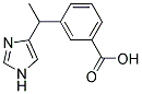 3-[1-(1H-IMIDAZOL-4-YL)-ETHYL]-BENZOIC ACID 结构式