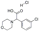 (3-CHLORO-PHENYL)-MORPHOLIN-4-YL-ACETIC ACID HYDROCHLORIDE 结构式