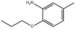 5-甲基-2-丙氧基苯胺 结构式