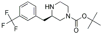 (R)-3-(3-TRIFLUOROMETHYL-BENZYL)-PIPERAZINE-1-CARBOXYLIC ACID TERT-BUTYL ESTER 结构式