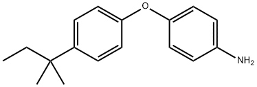 4-[4-(2-甲基丁烷-2-基)苯氧基]苯胺 结构式