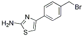 4-(4-Bromomethyl-phenyl)-thiazol-2-ylamine 结构式
