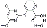 3-[(4,6-DIMETHOXYPYRIMIDIN-2-YL)OXY]PYRIDINE-2-CARBOXYLIC ACID MONOHYDRATE 结构式